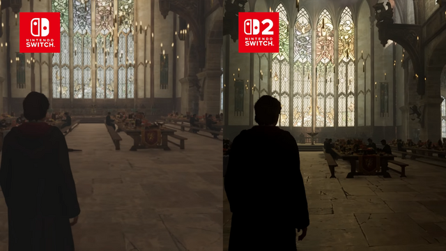 『ホグワーツ・レガシー』スイッチ2版とスイッチ版の比較動画。グラフィック向上だけでなくエリア間ロードもなくなる