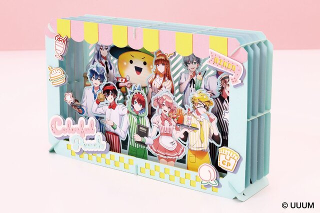 「カラフルピーチ」が可愛いペーパーシアター化！“ダイナー”をモチーフに「からぴち」メンバー勢揃いのファン必見アイテム