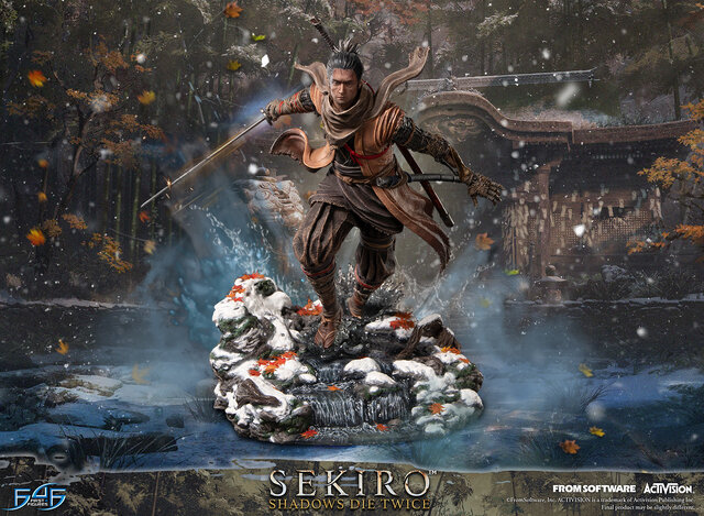 『SEKIRO』主人公「狼」のスタチューが予約開始！楔丸と不死斬りを背負い、戦国の世を駆ける