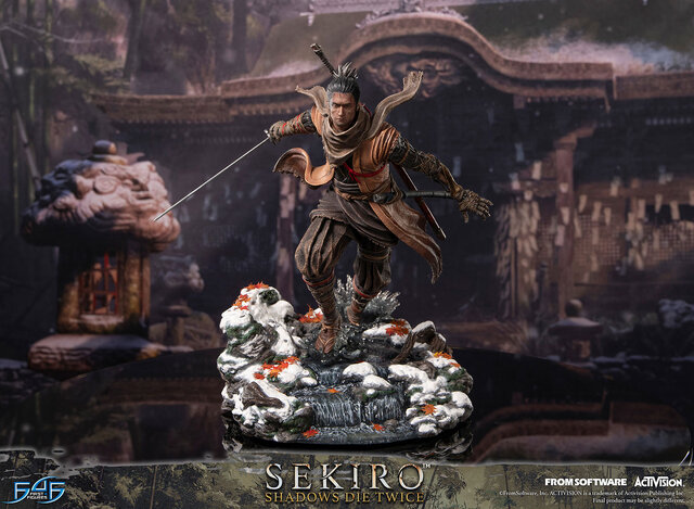 『SEKIRO』主人公「狼」のスタチューが予約開始！楔丸と不死斬りを背負い、戦国の世を駆ける