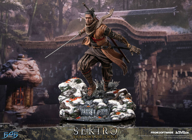 『SEKIRO』主人公「狼」のスタチューが予約開始！楔丸と不死斬りを背負い、戦国の世を駆ける