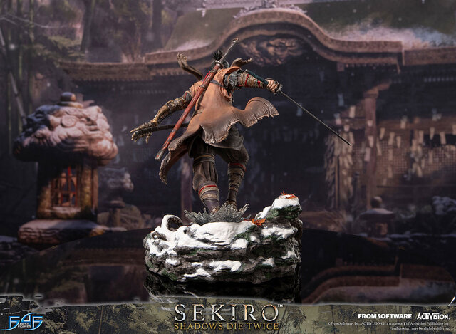 『SEKIRO』主人公「狼」のスタチューが予約開始！楔丸と不死斬りを背負い、戦国の世を駆ける