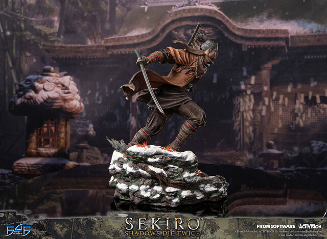 『SEKIRO』主人公「狼」のスタチューが予約開始！楔丸と不死斬りを背負い、戦国の世を駆ける