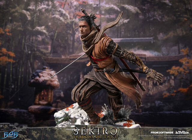 『SEKIRO』主人公「狼」のスタチューが予約開始！楔丸と不死斬りを背負い、戦国の世を駆ける