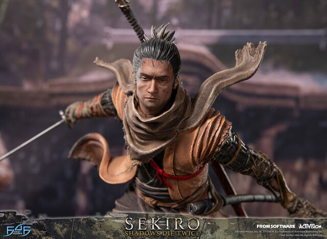 『SEKIRO』主人公「狼」のスタチューが予約開始！楔丸と不死斬りを背負い、戦国の世を駆ける