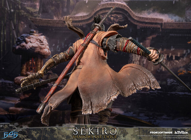『SEKIRO』主人公「狼」のスタチューが予約開始！楔丸と不死斬りを背負い、戦国の世を駆ける