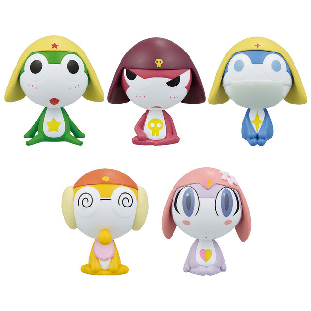 「一番くじ ケロロ軍曹」の全ラインナップ公開！ケロロ小隊5人のソフビフィギュアが懐かしくも可愛い
