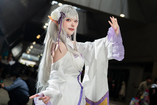 エミリア「Re:ゼロから始める異世界生活」／水羽えと（X：@Etocha_cos）