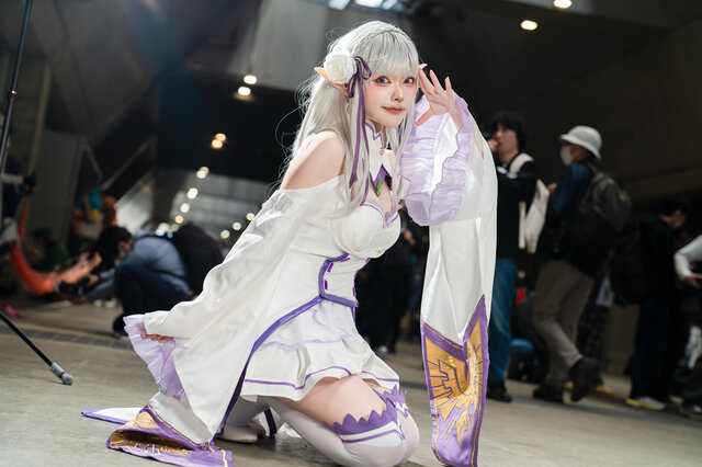 エミリア「Re:ゼロから始める異世界生活」／水羽えと（X：@Etocha_cos）