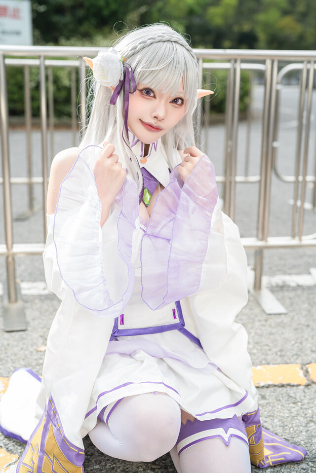 エミリア「Re:ゼロから始める異世界生活」／水羽えと（X：@Etocha_cos）