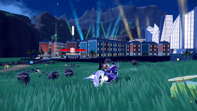 スイッチ2でグラフィック向上の『ポケモンSV』、たった2枚の公式スクショを比較。水面や草むらがよりリアルに