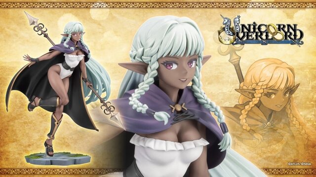 特典の“ウインク顔”が可愛い！『ユニコーンオーバーロード』屈指の人気ダークエルフ「ロザリンデ」がフィギュア化