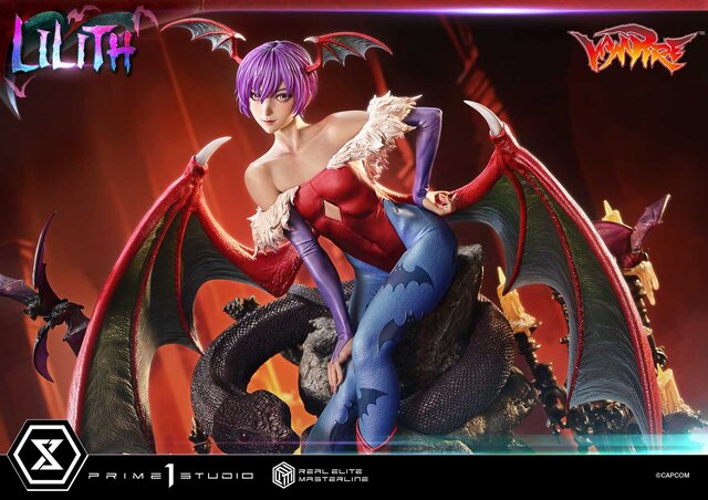 『ヴァンパイア』人気キャラ「リリス」の幼くも残虐な雰囲気を表現！約19万円の高級スタチュー、400個限定で予約開始