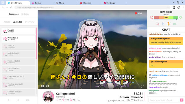 ホロライブの癒し系クリッカーゲーム『Holoidle』6月6日発売！宝鐘マリンら3人をサポートし、人気配信者を目指す