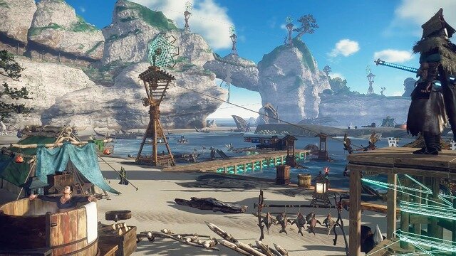 スイッチ2『WILD HEARTS S』4人でのマルチプレイを紹介する映像―「ジゴクザル」を相手に「からくり」の重要性を中心とした内容