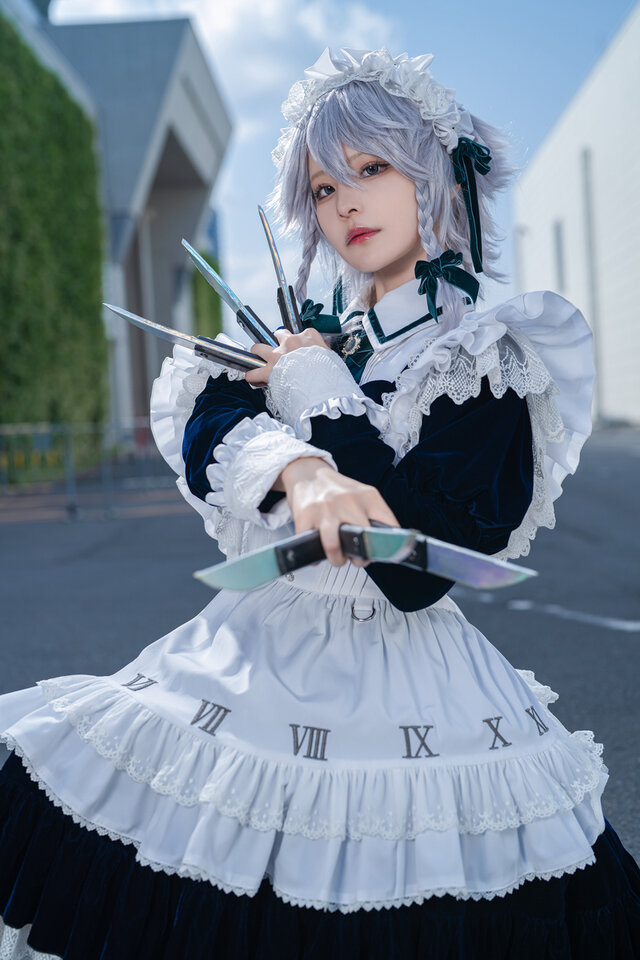 十六夜咲夜／やもはちこ（X：@yamo8cos）