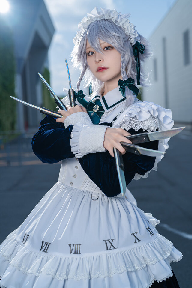 十六夜咲夜／やもはちこ（X：@yamo8cos）