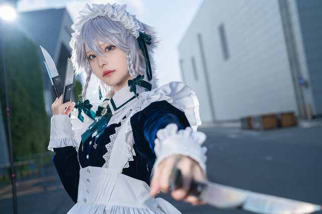 十六夜咲夜／やもはちこ（X：@yamo8cos）
