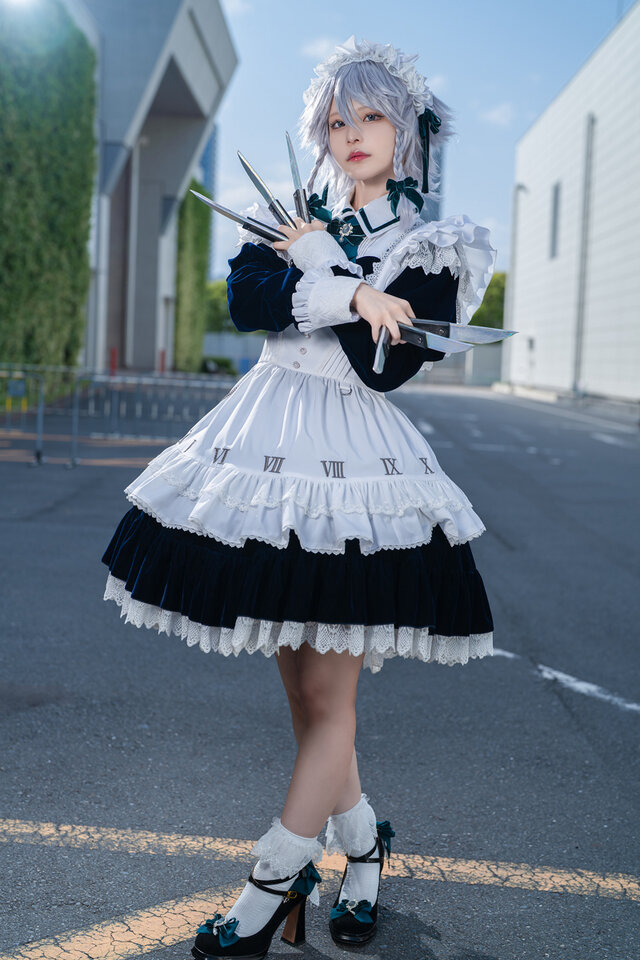 十六夜咲夜／やもはちこ（X：@yamo8cos）