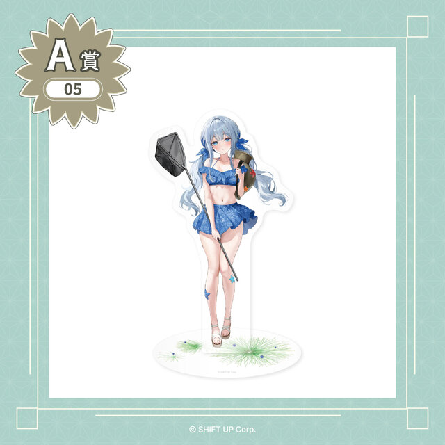 田舎の夏には刺激が強い…！『勝利の女神：NIKKE』オンラインくじが販売中ー水着姿のアニス、ラピら6名が新規描き下ろしイラストに