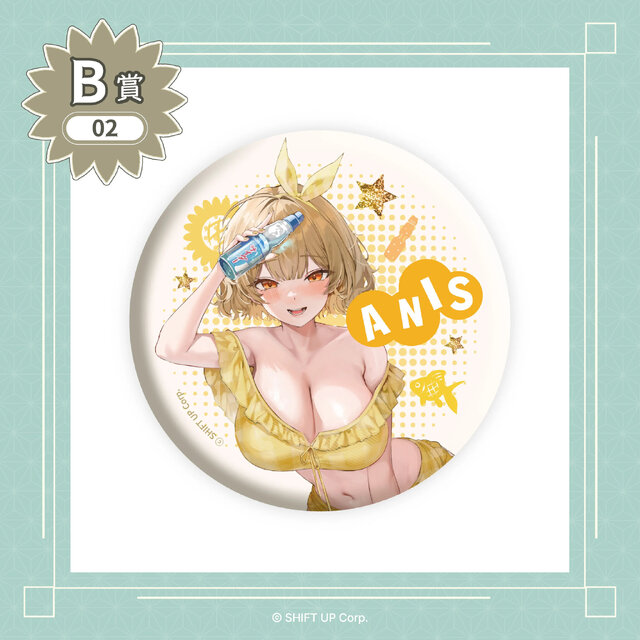 田舎の夏には刺激が強い…！『勝利の女神：NIKKE』オンラインくじが販売中ー水着姿のアニス、ラピら6名が新規描き下ろしイラストに