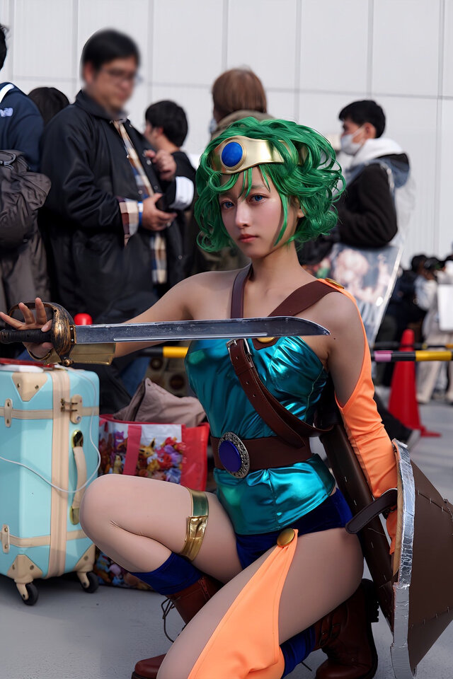 女勇者『ドラゴンクエストIV 』／ミンミコ（X：@minmikoooooooo）