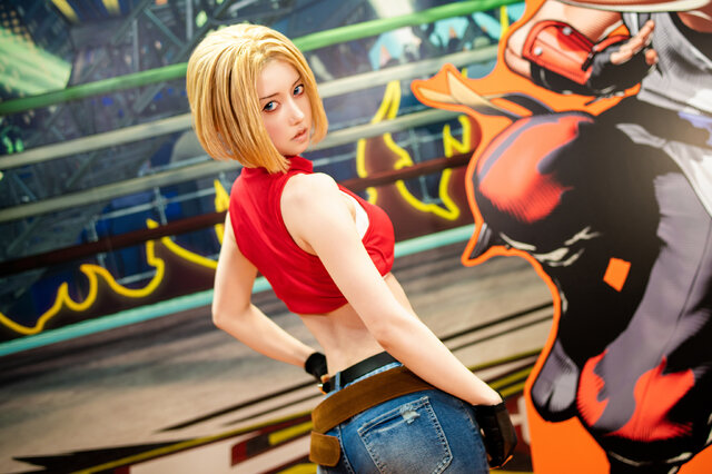 ブルー・マリー『餓狼伝説』／mahi（X：@mahi_cos）