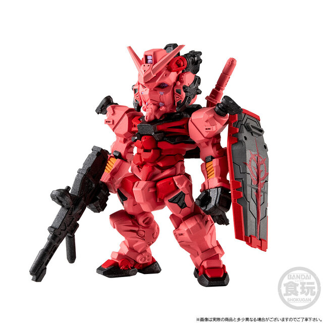 ジークアクスより「赤いガンダム」が食玩“ガンダム コンバージ”に出撃！ビットは4基付属、シャアとシュウジ運用時をそれぞれ再現可能