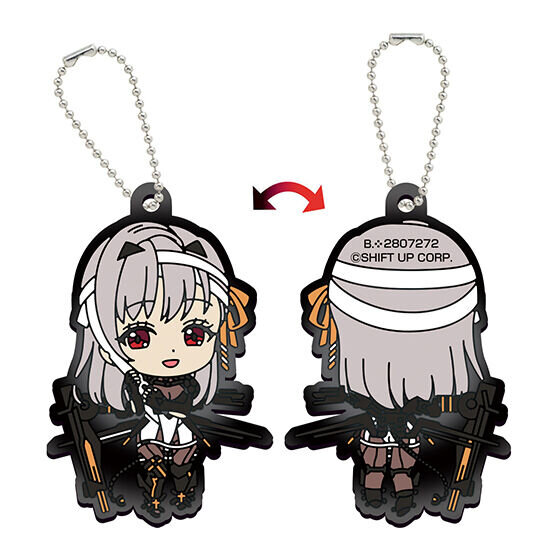 “背中で魅せる”リバーシブル仕様！『勝利の女神:NIKKE』ラピやアニスなど、全10種ラインナップのラバーマスコットがガシャポンにて発売