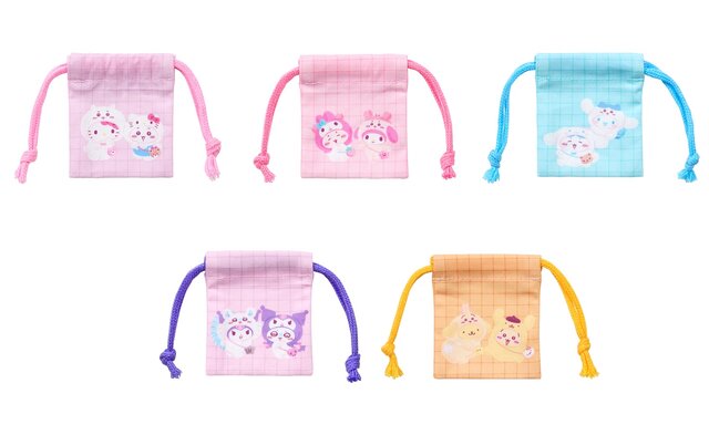 「ちいかわ」×「サンリオキャラクターズ」ペア同士がそれぞれになりきる！“ふわっふわもこもこ”衣装を纏った「うさぎ＆ポムポムプリン」など新作グッズ多数