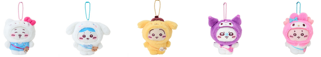 「ちいかわ」×「サンリオキャラクターズ」ペア同士がそれぞれになりきる！“ふわっふわもこもこ”衣装を纏った「うさぎ＆ポムポムプリン」など新作グッズ多数
