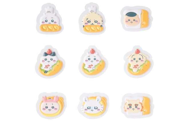 パンにサンドされた「ちいかわ」たちが可愛すぎる…！マスコットやステーショナリーなど「ちいかわベーカリー」限定グッズ第2弾が6月13日発売