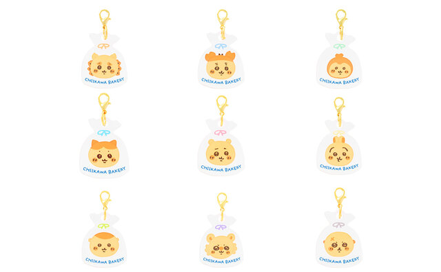 パンにサンドされた「ちいかわ」たちが可愛すぎる…！マスコットやステーショナリーなど「ちいかわベーカリー」限定グッズ第2弾が6月13日発売