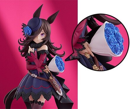 恥じらうような表情に胸キュン…『ウマ娘』ライスシャワーが勝負服「ローゼスドリーム」姿で立体化
