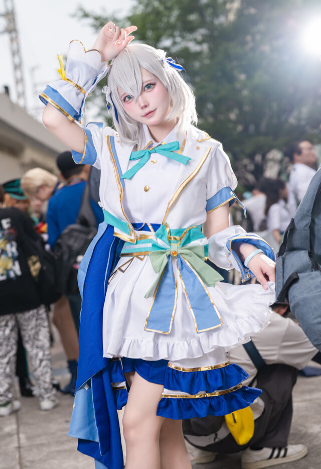 白銀ノエル「ホロライブ」／くもり（X：@huwa_kumori）
