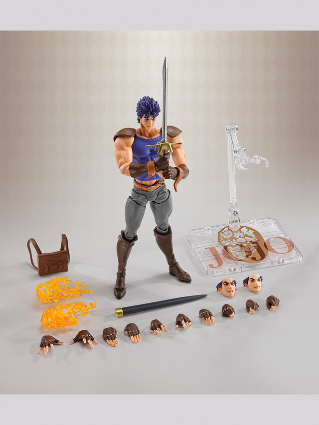 「ジョジョ」“波紋疾走”が迫力満載！「ジョナサン・ジョースター」がアクションフィギュア化、幸運と勇気の剣も付属