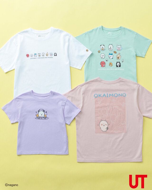 ユニクロから「ちいかわ x ナガノのくま」のUTコレクション発表！激辛カレーを食べてヒイヒイする“ちいかわ”たちが可愛い全8種