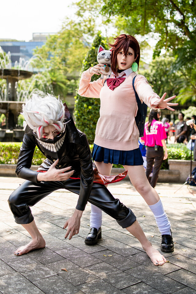 綾瀬 桃：ゆう（X：@yu_know_what）、オカルン：きょへ（X：@cos_khy）