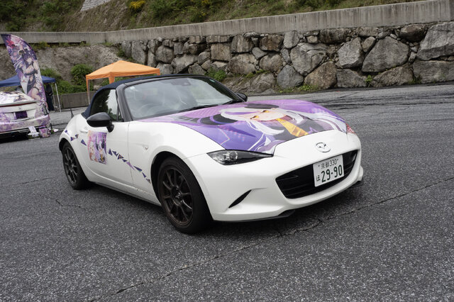 ホロライブ・ラプ様の痛車＆痛バイクが奥伊吹に集う！誕生日配信にあわせたファンの熱量が物凄かった【フォトレポ】
