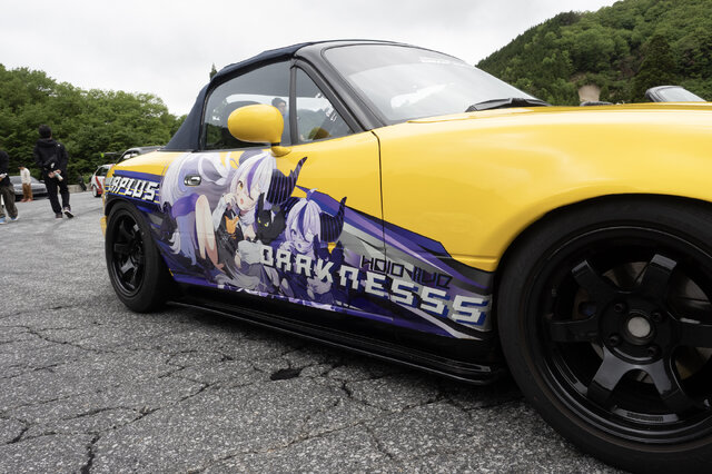 ホロライブ・ラプ様の痛車＆痛バイクが奥伊吹に集う！誕生日配信にあわせたファンの熱量が物凄かった【フォトレポ】