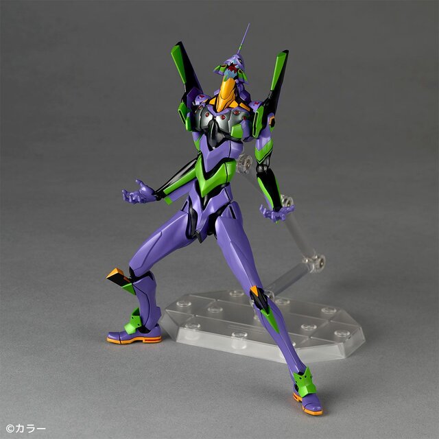 「エヴァ初号機」アクションフィギュアの決定版！A.Tフィールドの展開、“カシウスの槍”など劇中シーンを再現するオプションも充実
