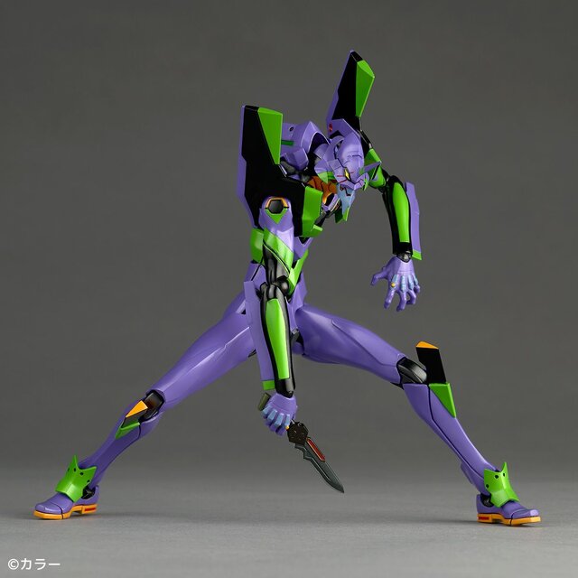 「エヴァ初号機」アクションフィギュアの決定版！A.Tフィールドの展開、“カシウスの槍”など劇中シーンを再現するオプションも充実