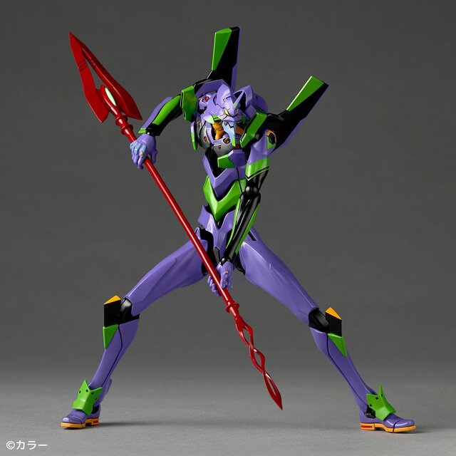 「エヴァ初号機」アクションフィギュアの決定版！A.Tフィールドの展開、“カシウスの槍”など劇中シーンを再現するオプションも充実