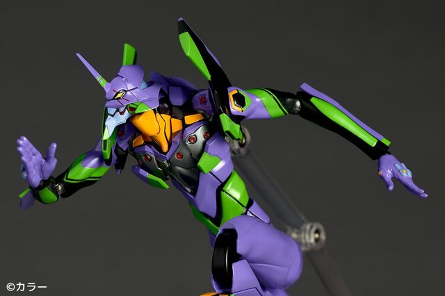 「エヴァ初号機」アクションフィギュアの決定版！A.Tフィールドの展開、“カシウスの槍”など劇中シーンを再現するオプションも充実