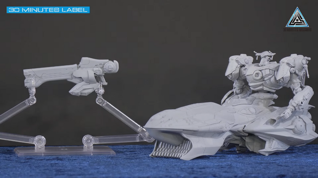 「30MM」に『アーマード・コア6』より「ARQUEBUS ADD VE-40A」ホバータンク装備機体が登場！全身の細かいディテールが圧巻