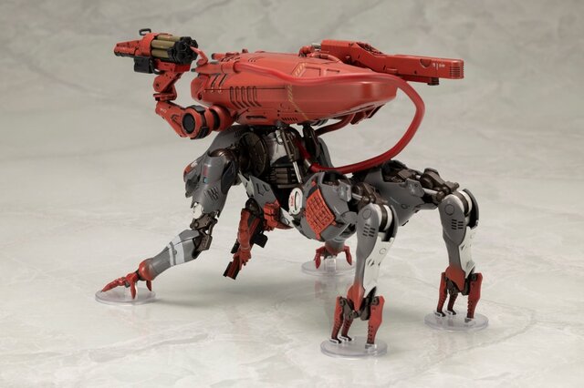 『デススト2』敵メカニック「ゴーストメック コフィンズ」が早くもプラモデル化！四脚状態への変形再現、カイラル粒子砲など武装も豊富