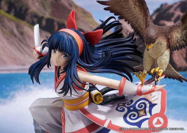 サムスピ屈指の美少女戦士「ナコルル」がフィギュア化！宝刀・チチウシ構える姿を再現、ダイナミックに翼広げる「ママハハ」も付属