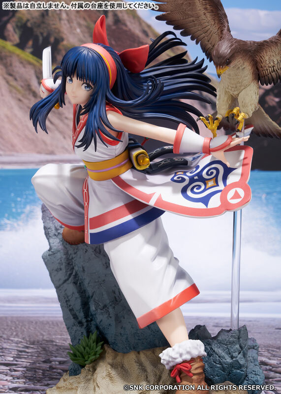 サムスピ屈指の美少女戦士「ナコルル」がフィギュア化！宝刀・チチウシ構える姿を再現、ダイナミックに翼広げる「ママハハ」も付属