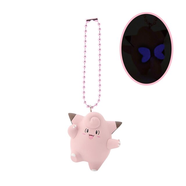 暗闇の中、ブラッキーの模様がほのかに光る！『ポケモン』カプセルトイ「蓄光フィギュアチャーム」が6月12日よりポケセンオンラインにて発売