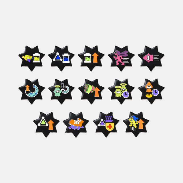 『スプラトゥーン3』“ギアパワーのかけら”がピンバッジになった！カプセルトイ仕様でNintendo TOKYO/OSAKA/KYOTOにて新発売